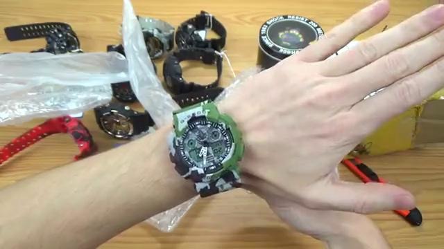 Casio G-Shock Камуфляж Посылка из Китая