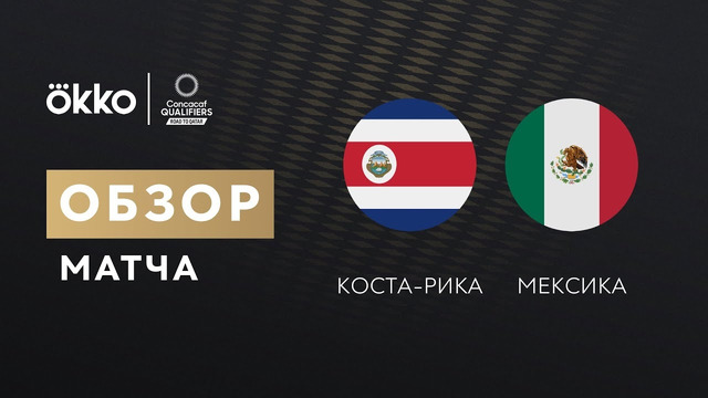 Коста-Рика – Мексика | Чемпионат Мира 2022 | Квалификация | Северная Америка