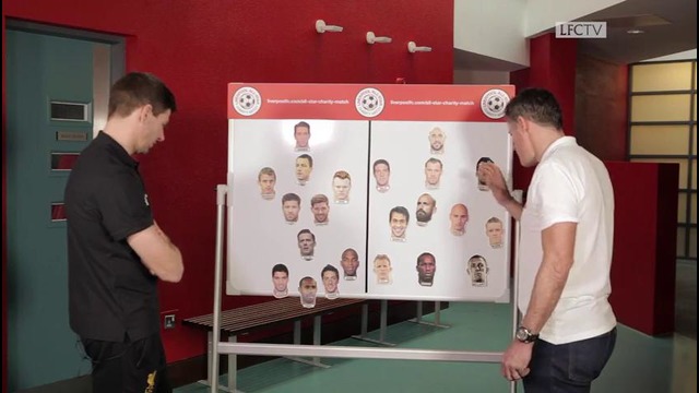 Джеррард и Каррагер выбрали составы на благотворительный матч