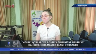 Mehrli qo’llar” va Rossiya gumanitar missiyasi hamkorligida master-klass o’tkazild