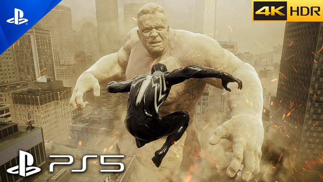 (PS5) Spider-Man 2 Venom Vs Sandman Full Boss Fight | ULTRA Realistic Graphics Gameplay[4K 60FPSHDR]