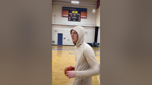 Man Wins Bet by Scoring Perfect Basket From Half Court