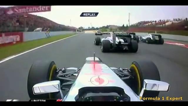 Яркие моменты с Гран-При Испании F1 2012
