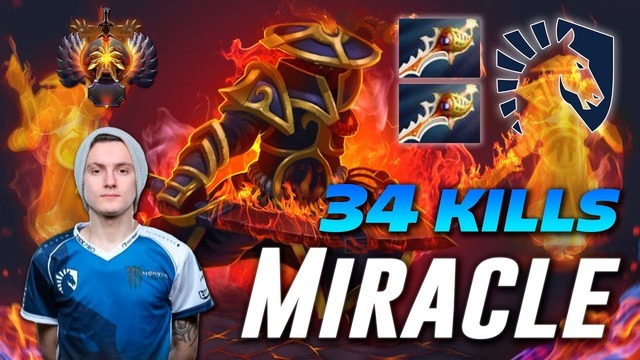 Miracle – Ember – x2 Rapier x2 Daedalus 34 KILLS – Dota 2 Pro Gameplay