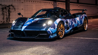 1 of 1 Custom BAPE x Pagani Huayra BC Delivered to London