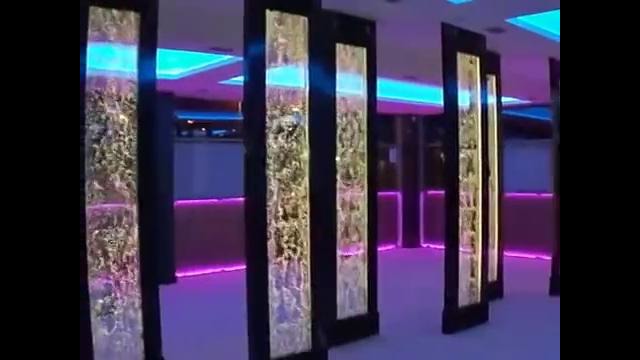 Водопады по стеклу в Ташкенте