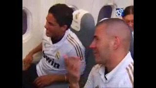 Реал Мадрид в самолете