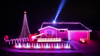 Иллюминация дома в стиле Звёздных Войн / Great Star Wars Music Christmas Lights Show