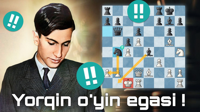 Mikhail Tal yengil spohni va ferzni qurbon qildi