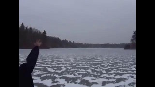 Cтранное звуковое эхо в озере