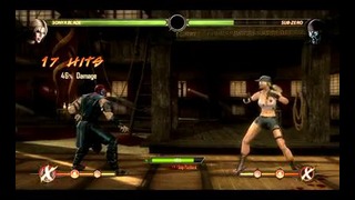 Mortal Kombat 9 – Комбо за Соню Блейд 46% в собственном исполнении