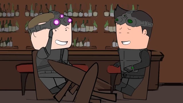 Уэс и Флинн Играют в Splinter Cell (720p)