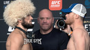 Битва взглядов Хабиб – Гэтжи / Khabib vs Gaethje Face off UFC 254