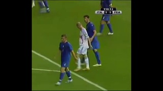 World Cup 2006 final Zidan vs Materazzi