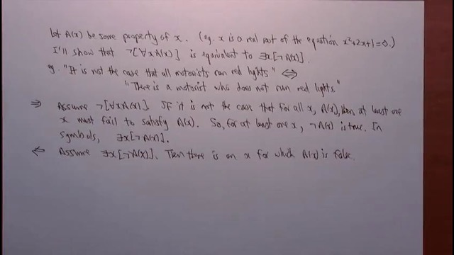 Introduction to Mathematical Thinking 4.1 Lecture 6 – Working with Quantifiers