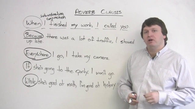 Improve your writing – Adverb Clauses