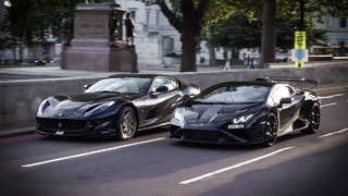 Supercars in London – #CSATW470 – DB7 Zagato, Aventador SVJ, Huracan STO, SF90