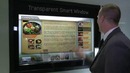 Демонстрация прозрачного дисплея Samsung Transparent Smart Window