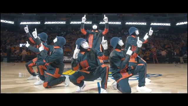 Jabbawockeez at the NBA finals 2017