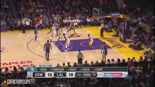 Kobe Bryant vs Stephen Curry Duel Highlights (2016.03.06) Lakers vs Warriors