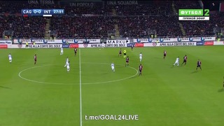 (HD) Кальяри – Интер | Итальянская Серия А 2017/18 | 14-й тур