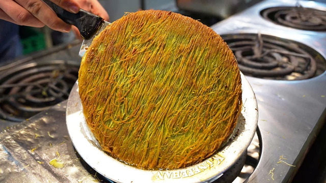 How To Make Most Delicious Kunafa | Middle East Street Foods