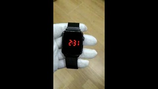 Светодиодные часы в виде Apple Watch Сенсорный от Интернет Магазина EMUMarket
