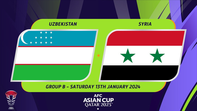 Узбекистан – Сирия | Кубок Азии 2023 | 1-й тур | Обзор матча