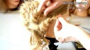 Hairstyle for long medium hair. Updo hairstyles