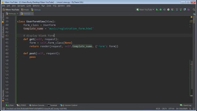 Django Tutorial for Beginners – 35 – User Model and Creating Accounts