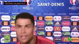 Пьяный Роналду, после финала Евро 2016