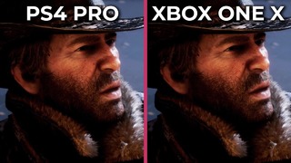 Red Dead Redemption 2 PlayStation 4 Pro vs Xbox One X – сравнение графики