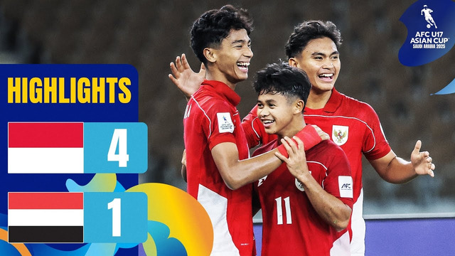 Indonesia vs. Yemen | Highlights | AFC U17 Asian Cup™ 2025