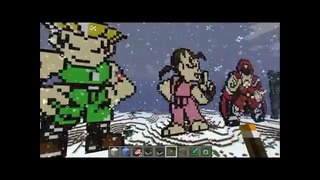 Minecraft – Street Fighter Pixel Art