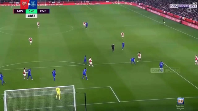 (HD)Арсенал-Эвертон | Английская Премьер-лига 2017/18 | 26-й тур