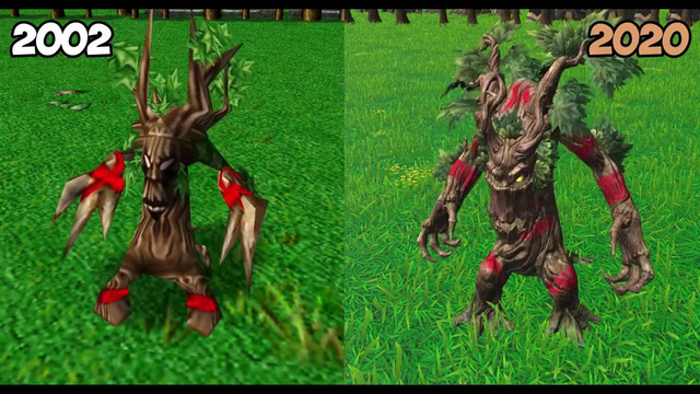 Warcraft III Reforged – Night Elf Units Comparison (2002 VS 2020)