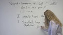 English Speaking – Mistakes & Regrets (’I should have studied’ etc.)