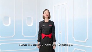Nouvelle video demonstration de securite Air France