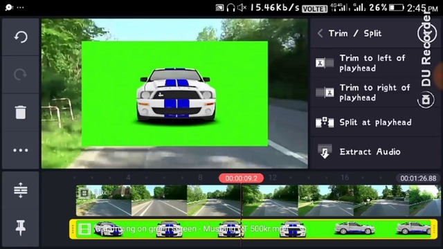 How to edit videos using kine master Chroma key effect