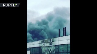 В Петербурге на Кировском заводе произошёл пожар