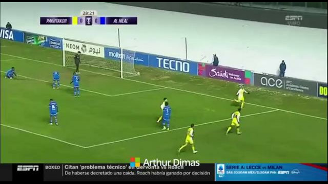 Пахтакор забил первый гол в ворота Аль-Хиляль