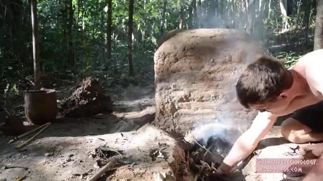 Primitive Technology: Barrel Tiled Shed