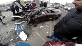Адам Яндиев ДТП Lamborghini Murcielago Варшавское Шоссе Lamborghini Crash Accident