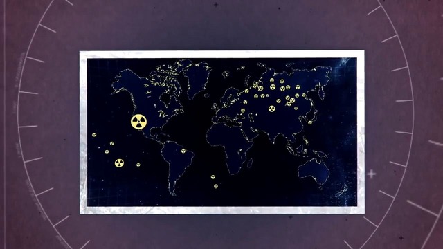Карта ядерных взрывов на планете Земля