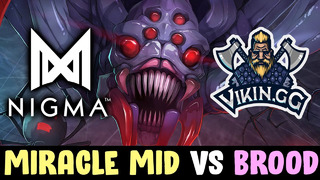 NIGMA vs Viking — Miracle MID vs Broodmother