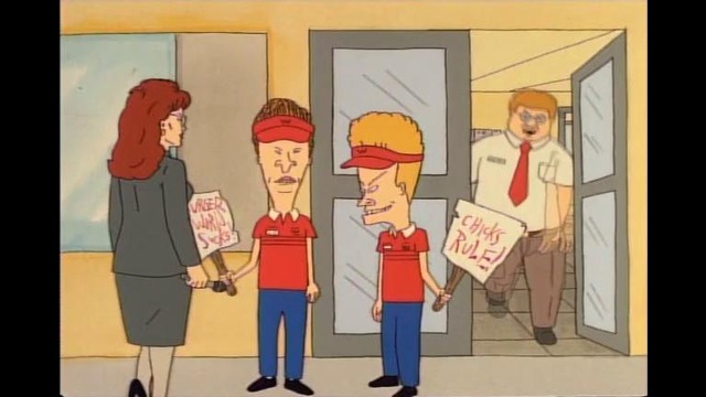 Бивис и Баттхед – Забастовка