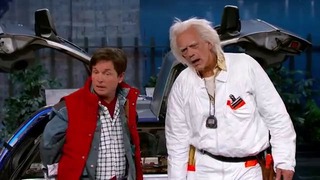 Marty McFly & Doc Brown Visit Jimmy Kimmel Live