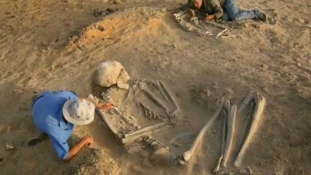 Скелет человека-гиганта найден археологами! шок