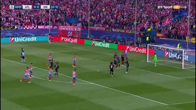 Атлетико – Реал | ЛЧ 2016/2017 | 1/2 финала | 2-й матч | 1-й тайм
