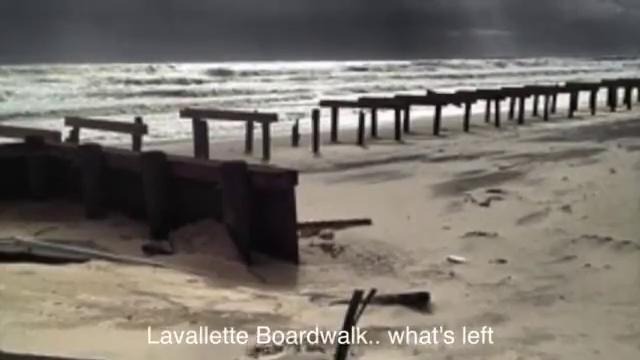 Последствия урагана «Сэнди» на побережье Нью-Джерси